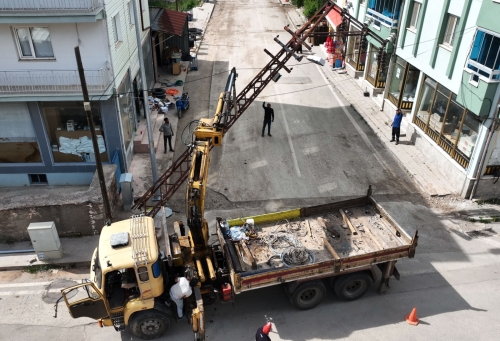 Yer altı elektrik çalışmaları tamamlandı.!